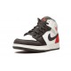 Kicksonfire Air Jordan 1 Mid White Red Black WHITE WHITE BQ6931 100