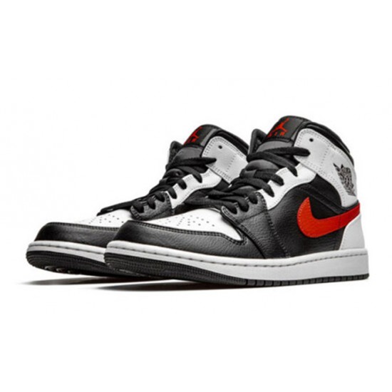 Kicksonfire Air Jordan 1 Mid Chile Red Black 554724 075