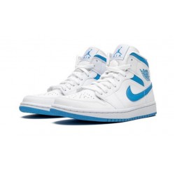 Kicksonfire Air Jordan 1 Mid Sail Light Blue UNIVERSITY BLUE UNIVERSITY BLUE BQ6472 114