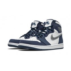 Kicksonfire Air Jordan 1 High Midnight Navy WHITE DC1788 100