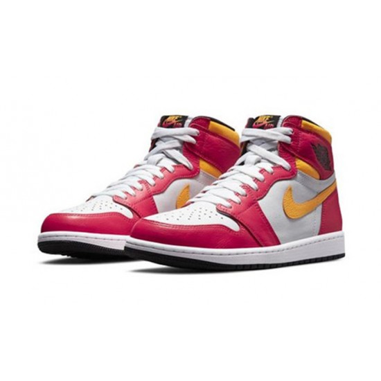 Kicksonfire Air Jordan 1 High Light Fusion Red Light Fusion Red Light Fusion Red 555088 603