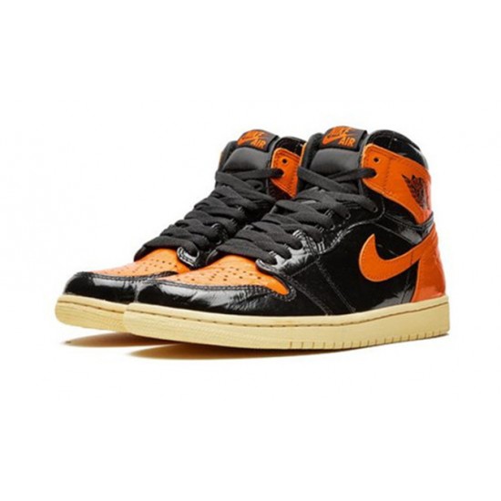 Kicksonfire Air Jordan 1 High Shattered Backboard BLACK 555088 028