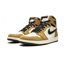 Kicksonfire Air Jordan 1 High Rookie of the Year GOLDEN HARVEST 555088 700