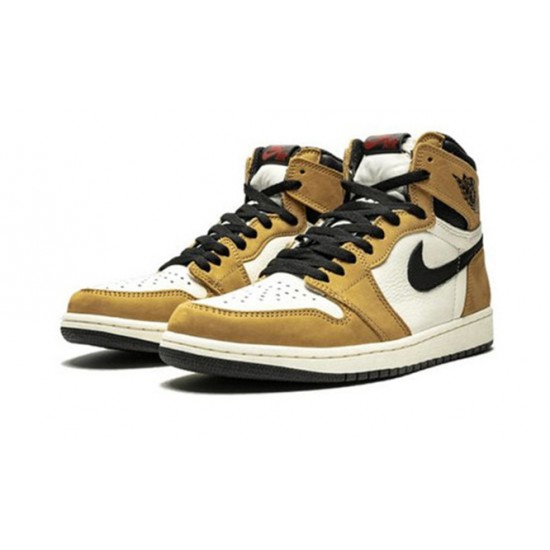 Kicksonfire Air Jordan 1 High Rookie of the Year GOLDEN HARVEST 555088 700