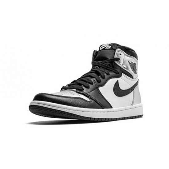 Kicksonfire Air Jordan 1 High Silver Toe BLACK/METALLIC SILVER-WHITE-BL BLACK CD0461 001