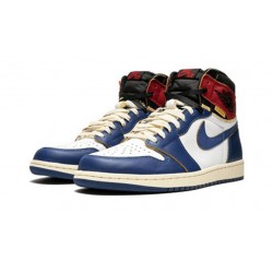 Kicksonfire Air Jordan 1 High Union &Storm Blue WHITE BV1300 146