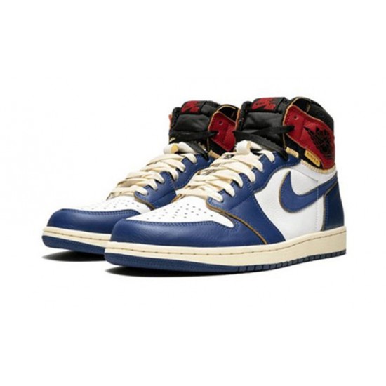 Kicksonfire Air Jordan 1 High Union &Storm Blue WHITE BV1300 146