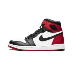 Kicksonfire Air Jordan 1 High OG “Black Toe WHITE 555088 125