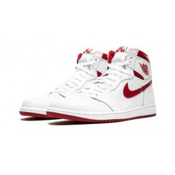 Kicksonfire Air Jordan 1 High Metallic Red WHITE 555088 103