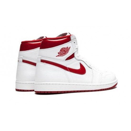 Kicksonfire Air Jordan 1 High Metallic Red WHITE 555088 103