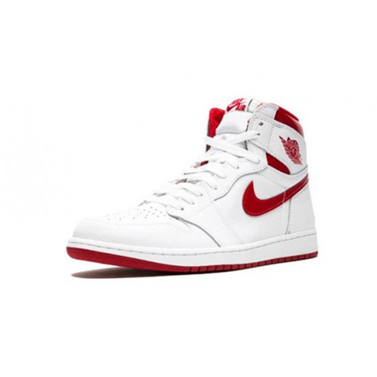 Kicksonfire Air Jordan 1 High Metallic Red WHITE 555088 103