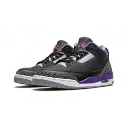 Kicksonfire Air Jordan 3 Court Purple Black Cement BLACK CT8532 050