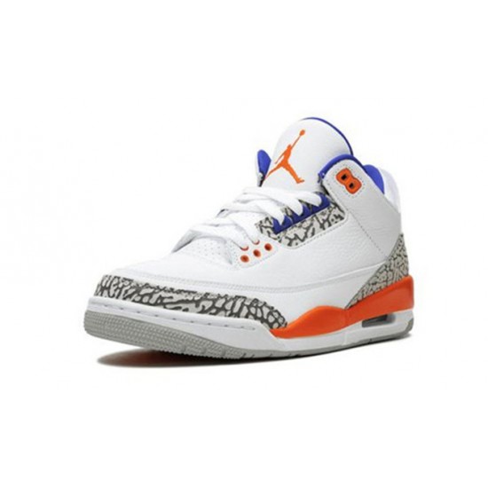 Kicksonfire Air Jordan 3 Knicks WHITE 136064 148