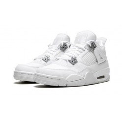 Kicksonfire Air Jordan 4 Pure Money WHITE 408452 100