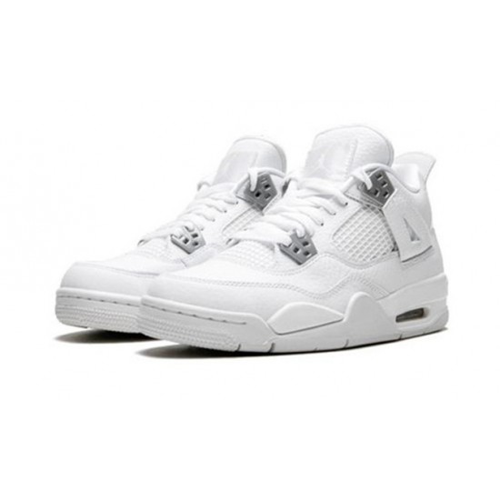 Kicksonfire Air Jordan 4 Pure Money WHITE 408452 100