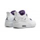 Kicksonfire Air Jordan 4 Retro Metallic Purple WHITE/COURT PURPLE 408452 115