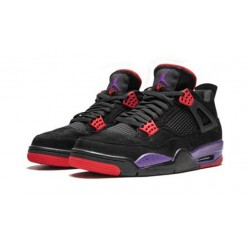 Kicksonfire Air Jordan 4 Retro Raptors BLACK/COURT PURPLE BLACK AQ3816 056