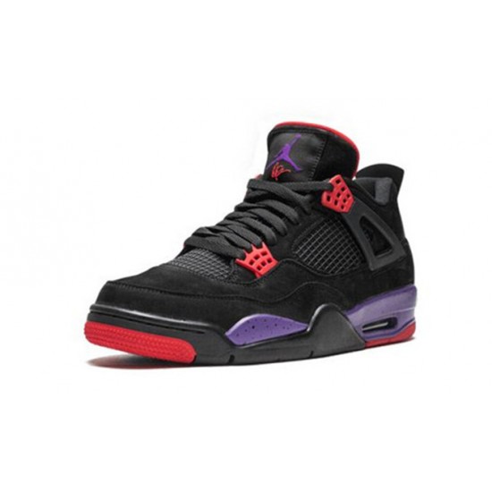 Kicksonfire Air Jordan 4 Retro Raptors BLACK/COURT PURPLE BLACK AQ3816 056