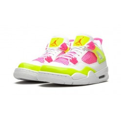 Kicksonfire Air Jordan 4 Retro White Lemon Pink WHITE WHITE CV7808 100