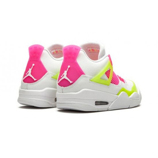 Kicksonfire Air Jordan 4 Retro White Lemon Pink WHITE WHITE CV7808 100