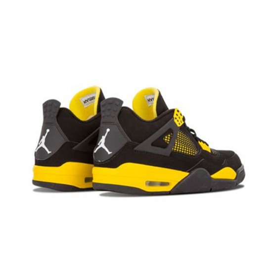 Kicksonfire Air Jordan 4 Thunder BLACK 308497 008