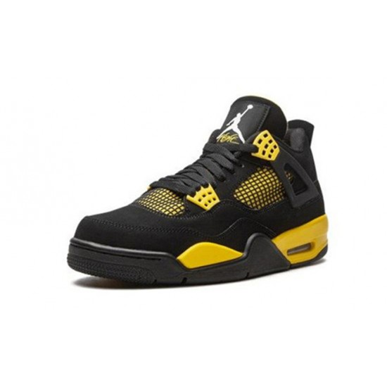 Kicksonfire Air Jordan 4 Thunder BLACK 308497 008