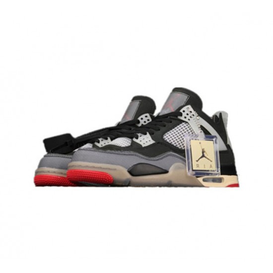 Kicksonfire Air Jordan 4 Bred Black Red 308497 060