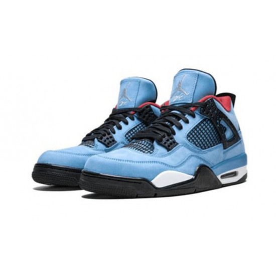 Kicksonfire Air Jordan 4 Cactus Jack University Blue/Varsity Red University Blue 308497 406