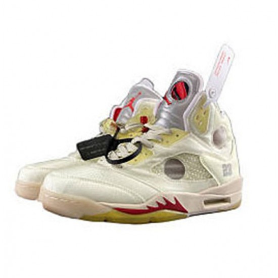 Kicksonfire Air Jordan 5 White Sail/Fire Red-Muslin-Black Red Muslin Black CT8480 100