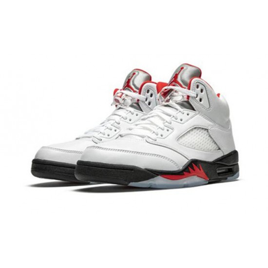 Kicksonfire Air Jordan 5 Fire Red TRUE WHITE DA1911 102