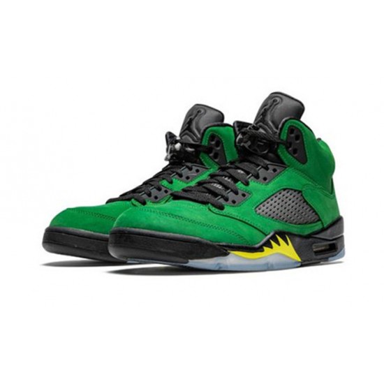 Kicksonfire Air Jordan 5 Oregon APPLE GREEN CK6631 307