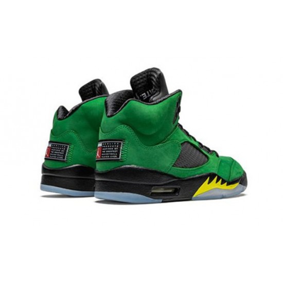 Kicksonfire Air Jordan 5 Oregon APPLE GREEN CK6631 307