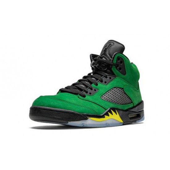 Kicksonfire Air Jordan 5 Oregon APPLE GREEN CK6631 307