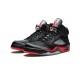 Kicksonfire Air Jordan 5 Satin Bred NOIR/UNIVERSITE ROUGE NOIR 136027 006