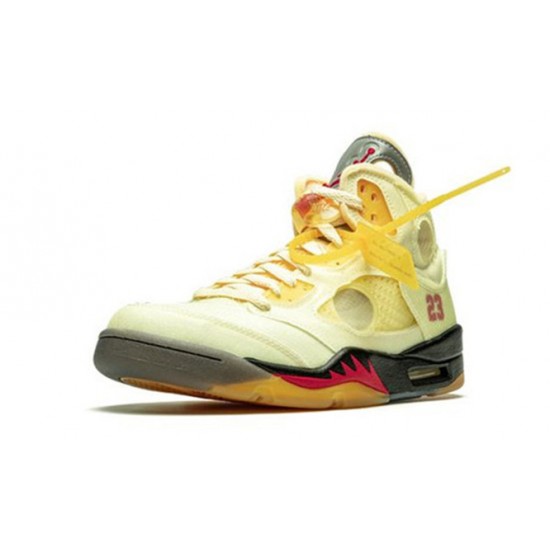 Kicksonfire Air Jordan 5 SAIL/FIRE RED-MUSLIN SAIL DH8565 100