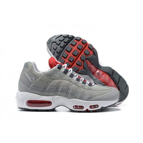 Kicksonfire Air Max 95 TT Grey White and Red Sneaker 