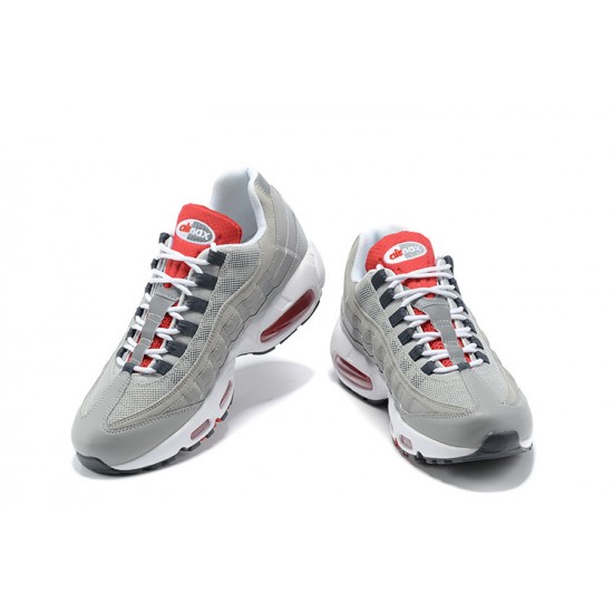 Kicksonfire Air Max 95 TT Grey White and Red Sneaker 