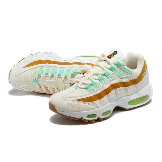 Kicksonfire Air Max 95 TT White  Green Brown CZ0154-100 Sneaker