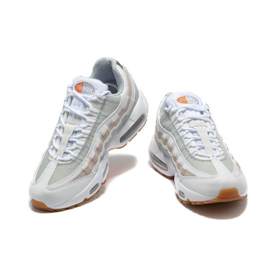 Kicksonfire Air Max 95 TT White Grey and Orange DM0011-100  Sneaker