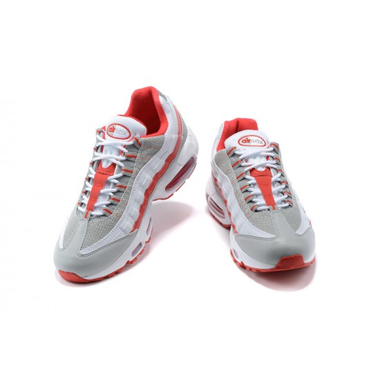 Kicksonfire Air Max 95 TT White Red and Grey Sneaker