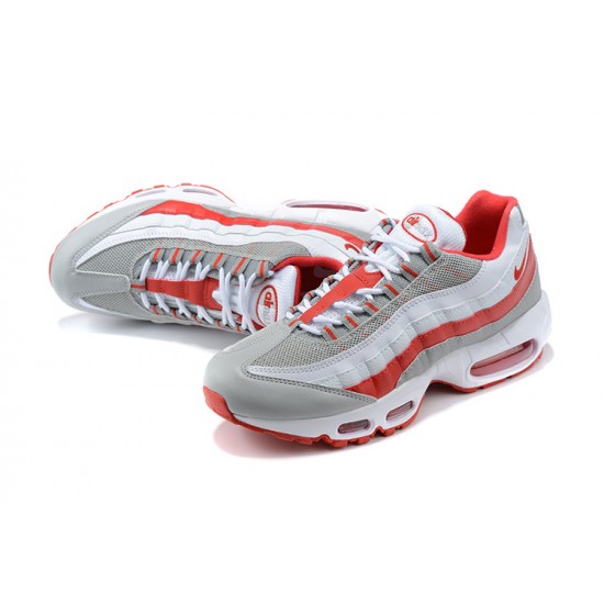 Kicksonfire Air Max 95 TT White Red and Grey Sneaker