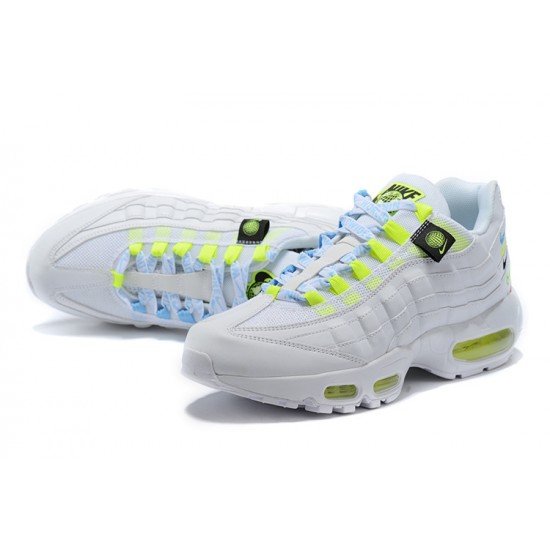 Kicksonfire Air Max 95 TT Worldwide White Yellow CV9030-100 Sneaker