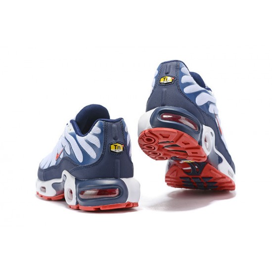 Kicksonfire Air Max Plus Tn QS White Blue and Red Sneaker