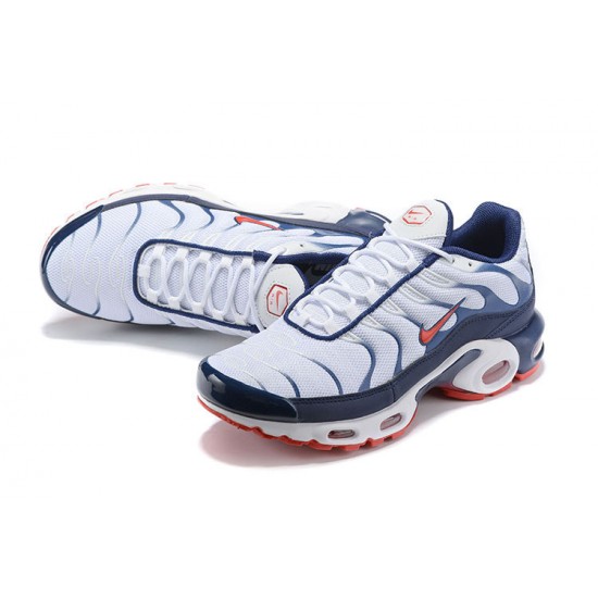 Kicksonfire Air Max Plus Tn QS White Blue and Red Sneaker