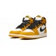 Nike Air Jordan 1 High GradeSchool Yellow Ochre Black FD1437-701 Shoes