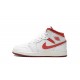 Nike Air Jordan 1 Mid GradeSchool WHITE DUNE RED FJ3464-160 Shoes